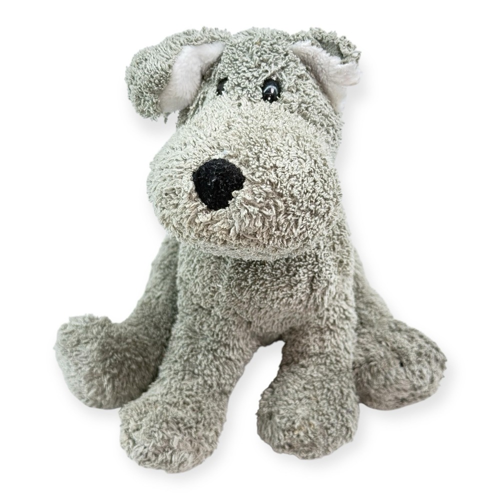VTG 2000 Commonwealth Grey Puppy Dog Plush 7" Floppy Bean Bag  – READ/DAMAGE